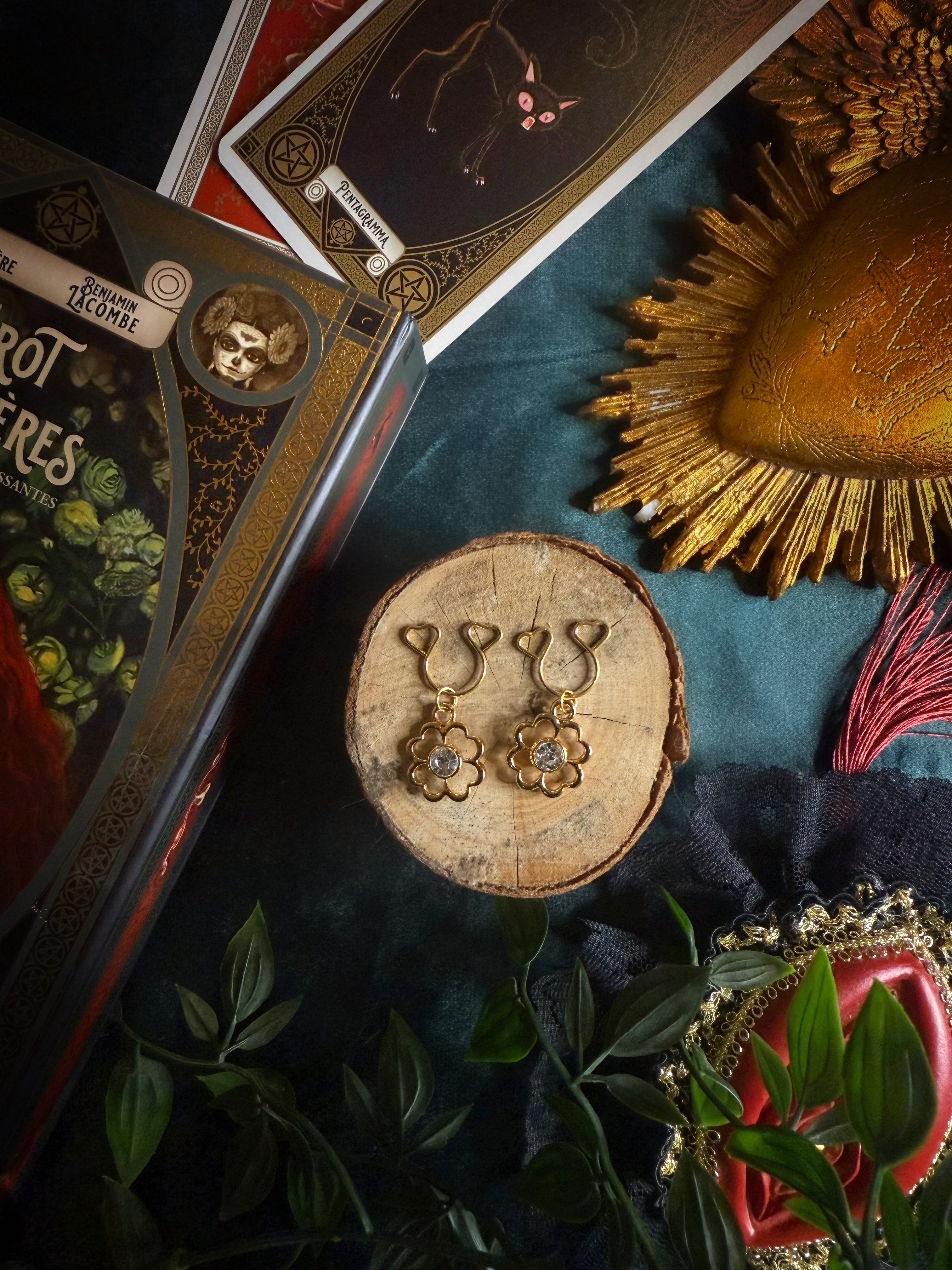 Bijoux de tétons Flower